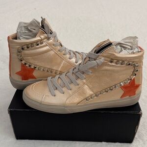 Women's Studded High-Top Sneakers NIB